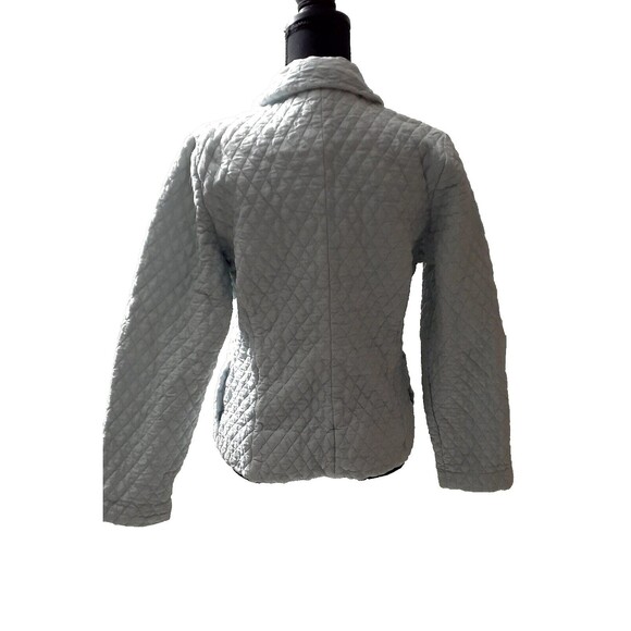 Kiko Women’s  Blue Jacket  100% Silk Women's Size  M Embroidered # 95 - Picture 2 of 5